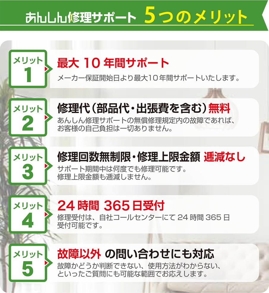 5つのメリット